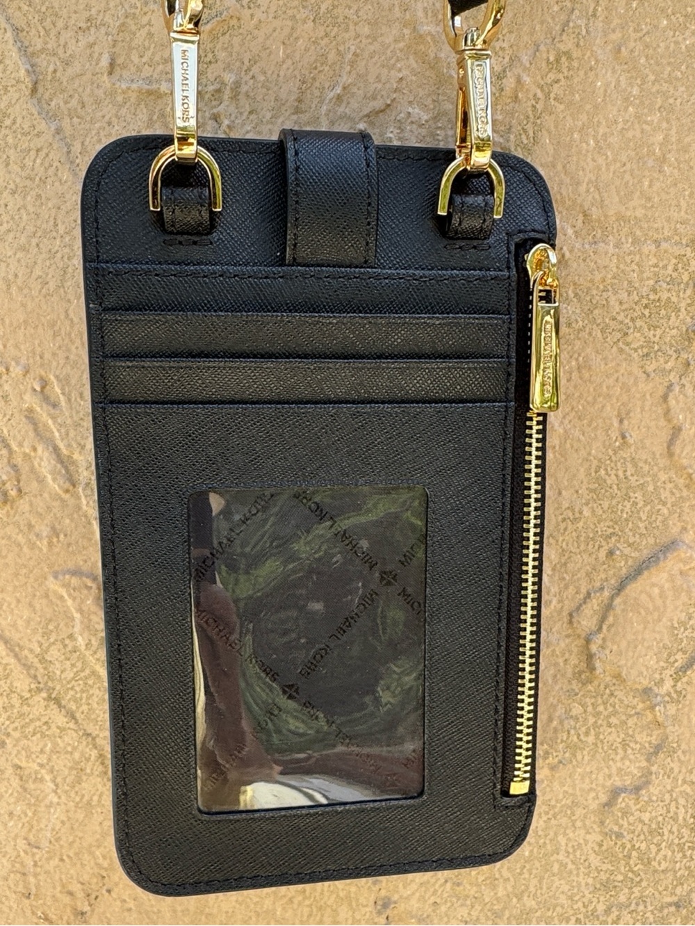Michael Kors Saffiano Leather Smartphone Crossbody Bag - Picture 6 of 13